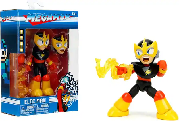 13+ MEGA MAN™ + ELEC MAN WARNING: ATTENTION: RSQLEDESUFFRCATON Palespa CHOKING HAZARD Small parts. Not for children under 3 years.