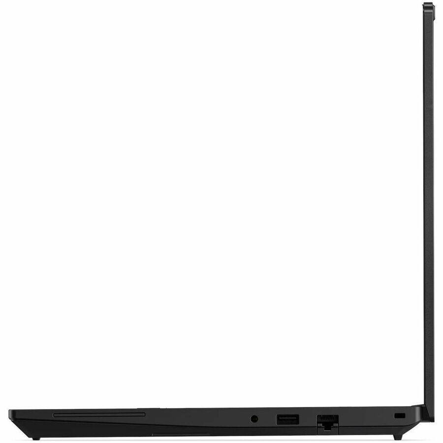 Alt View 2. Lenovo - Lenovo ThinkPad T16 Gen 5 22AN0010US 16" Notebook - WUXGA - 60 Hz - AMD Ryzen 7 PRO Ryzen PRO 200 Series 250 - 16 GB - Black.