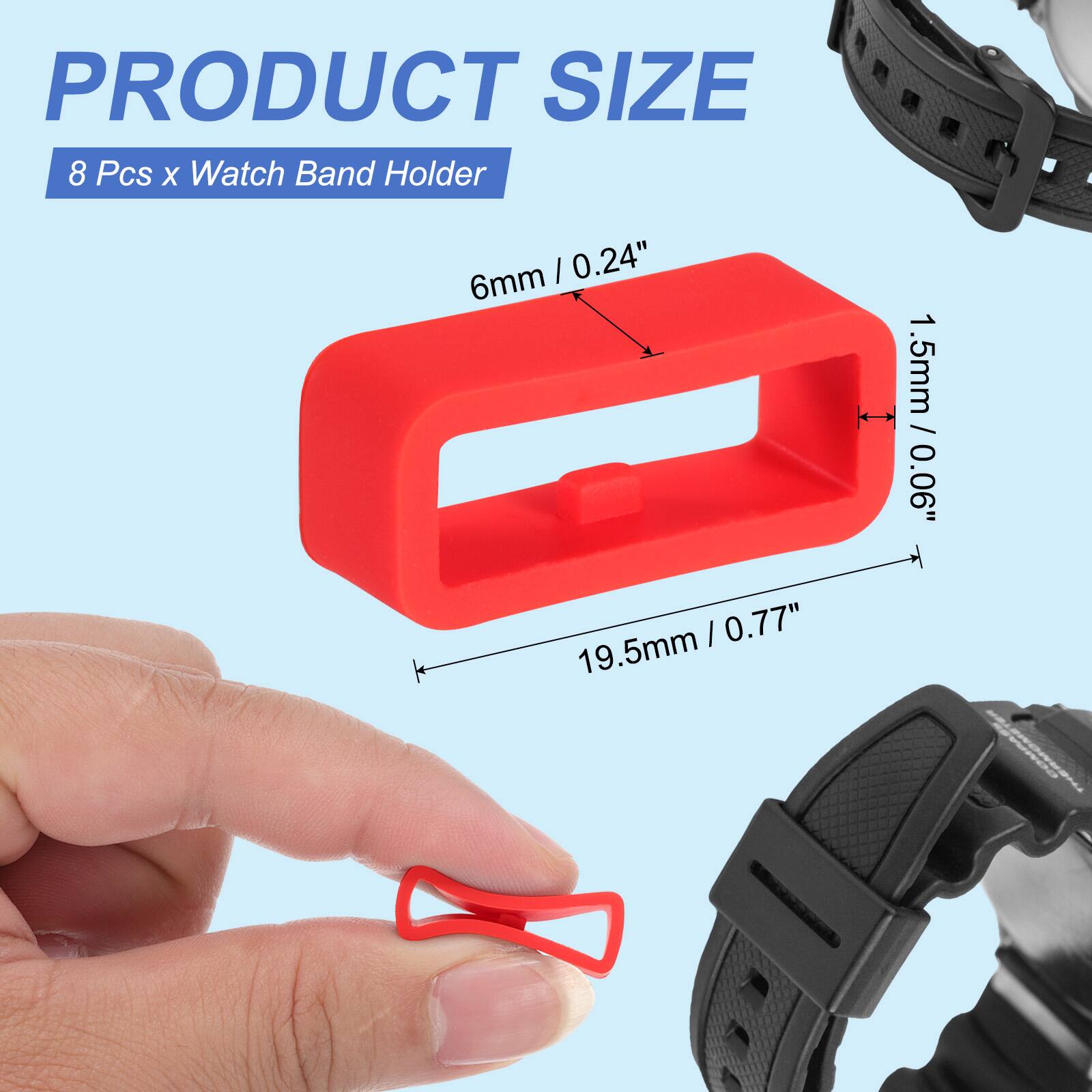 PRODUCT SIZE  
8 Pcs x Watch Band Holder  
6mm / 0.24"  
1.5mm / 0.06"  
19.5mm / 0.77"