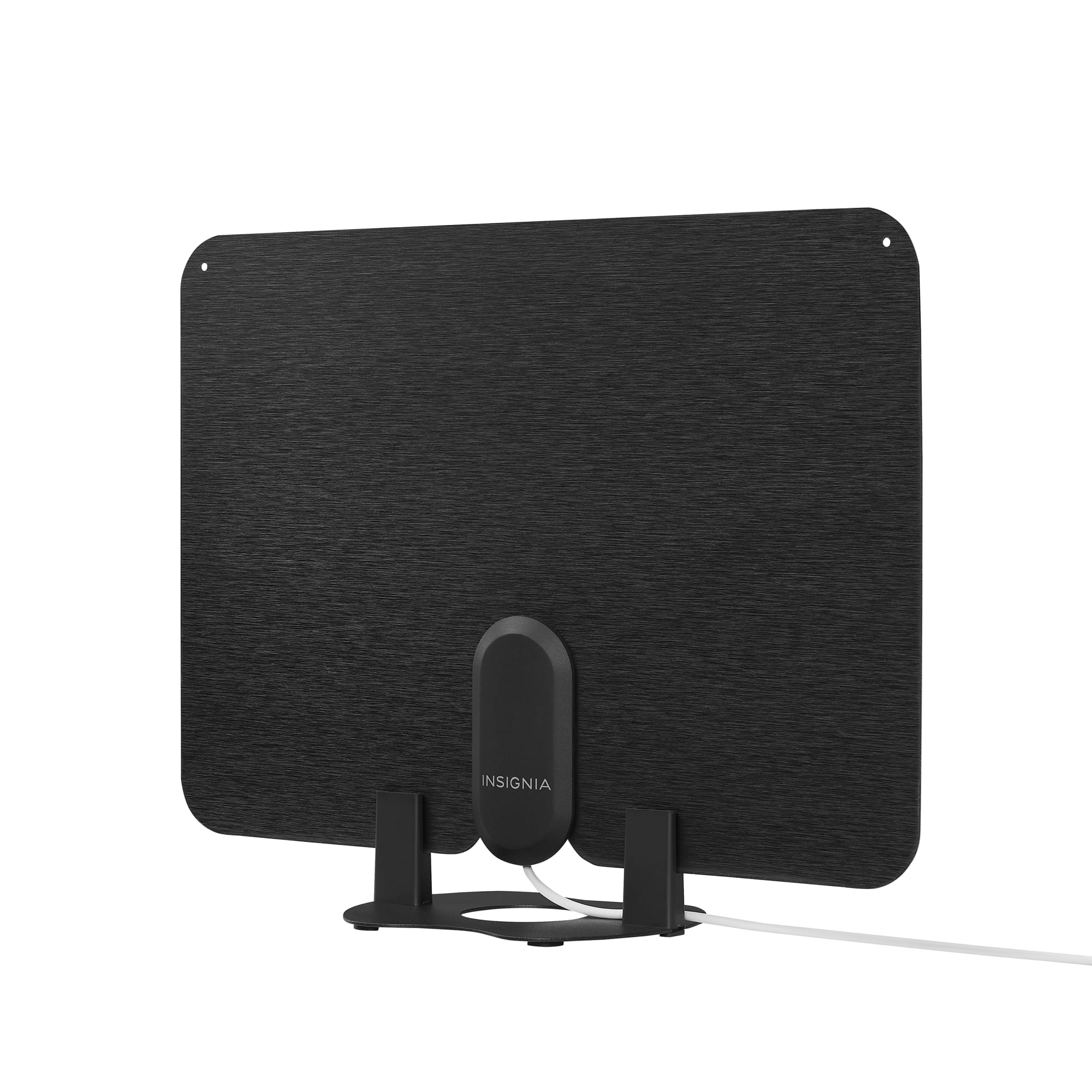 Alt View 8. Insignia™ - Amplified Ultra-Thin Indoor HDTV Antenna with 60-Mile Range - Black/White.