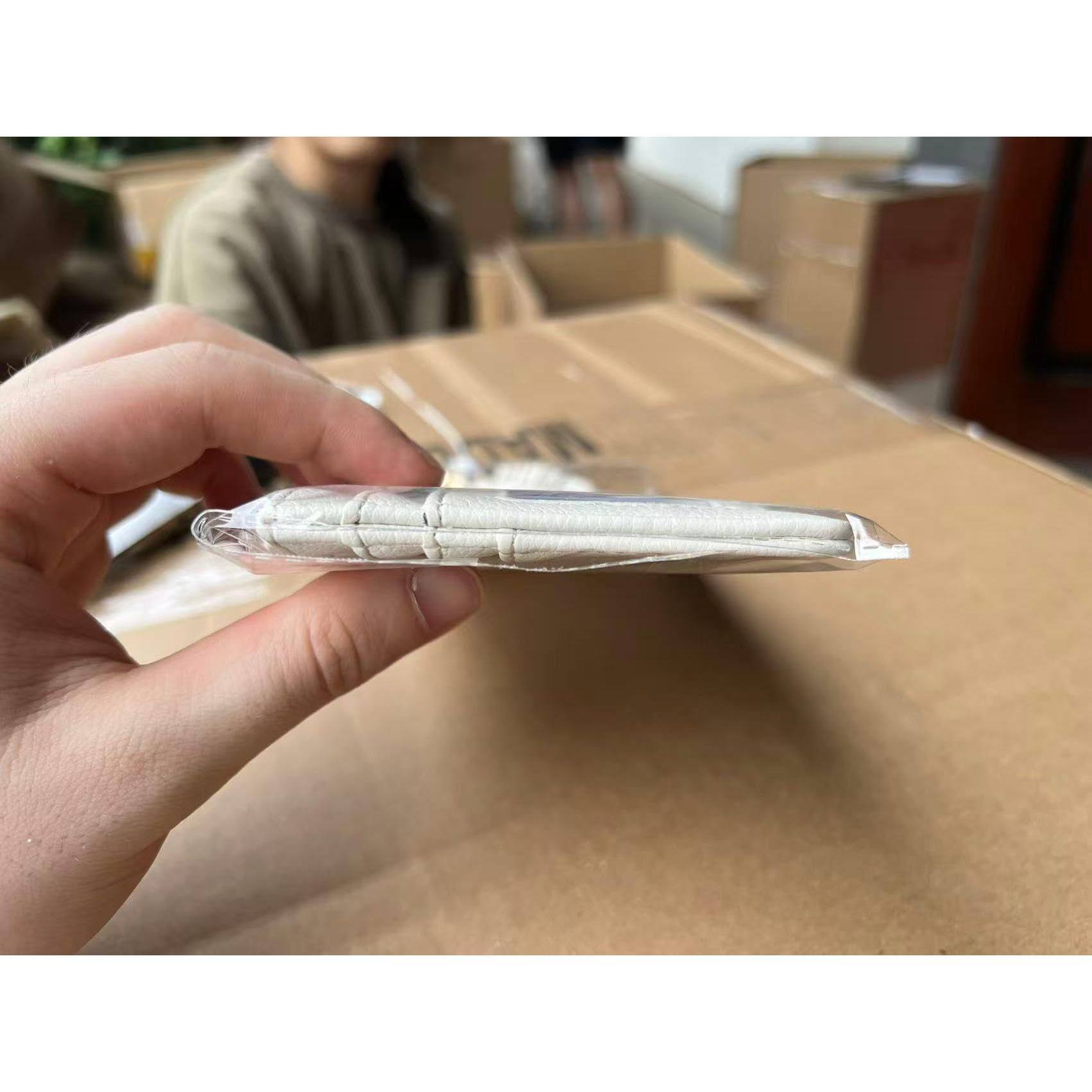 Alt View 6. Jadie Link - Small Wristlet Wallets Women Rfid Credit Card Holder Wallet Keychain beige MULTI-FUNCTION Card holder keychain - Denim blue.