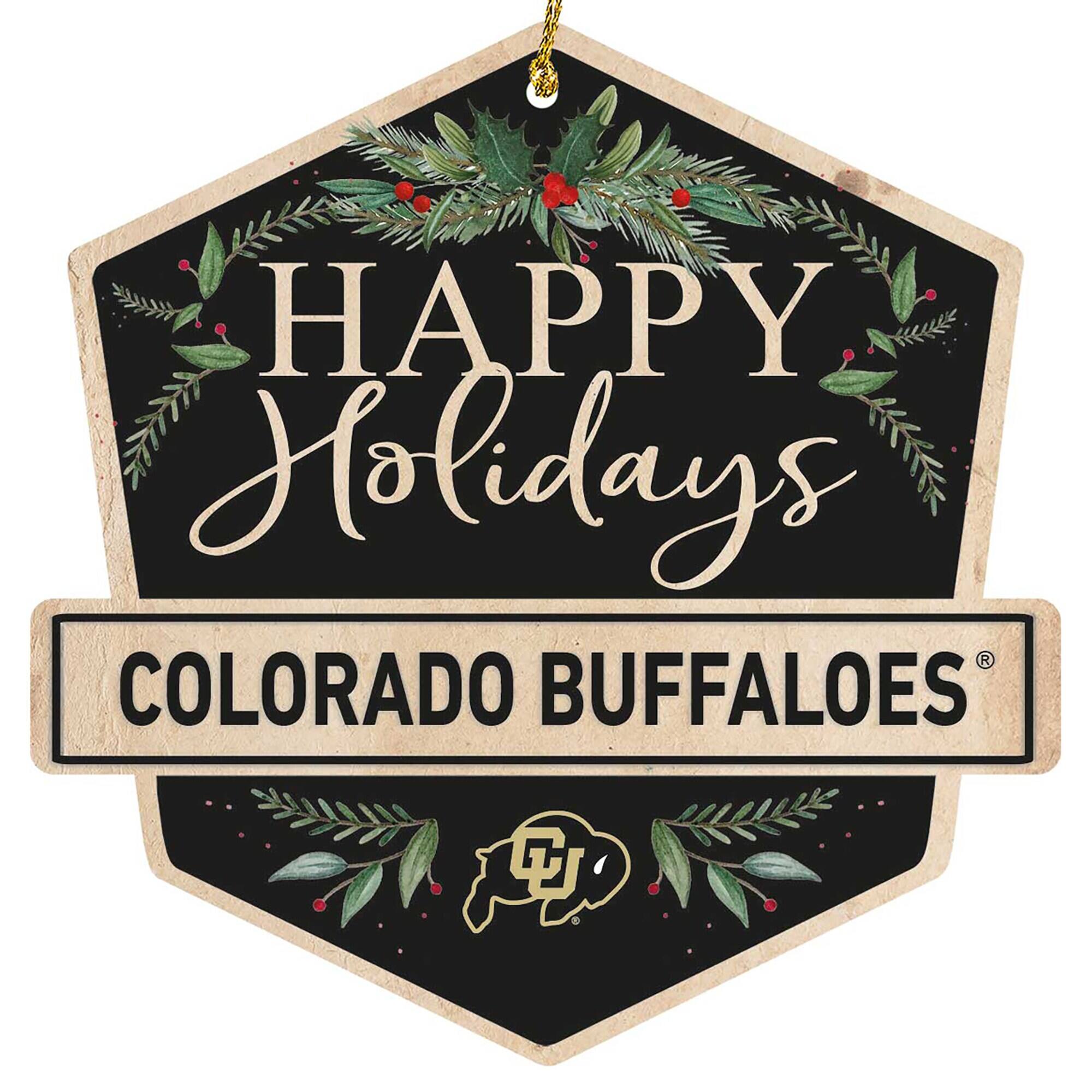 HAPPY Holidays  
COLORADO BUFFALOES