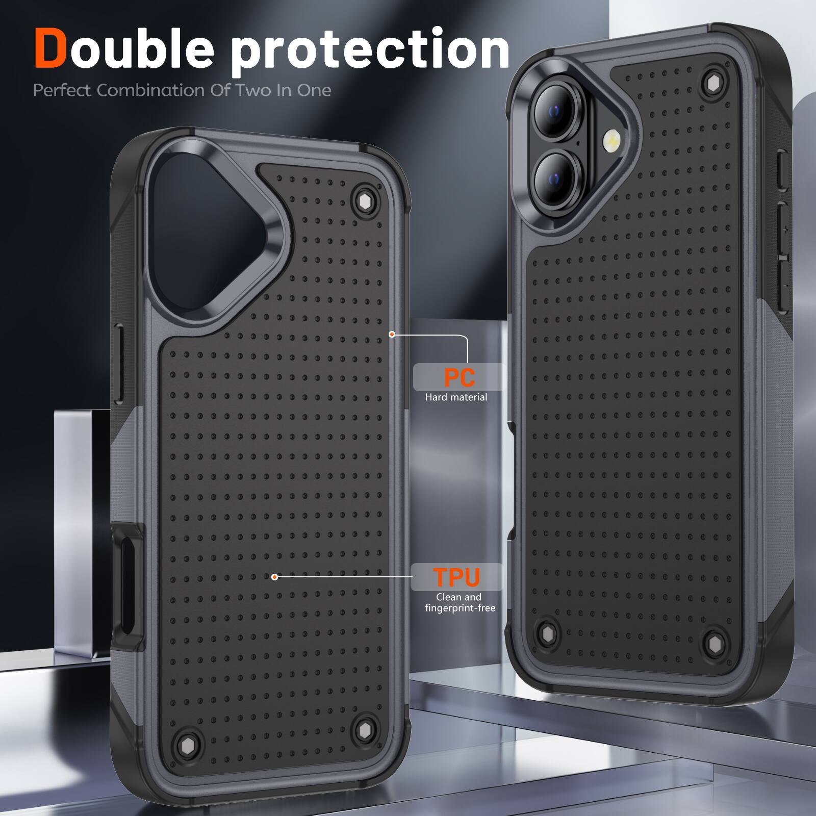 Dteck For Apple iPhone 17 Case Shockproof Drop Protective Rugged Heavy ...