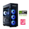 HP - Upgraded - Omen MAX 45L Desktop - AMD Ryzen 9 9900X3D - 96GB RAM 4TB SSD - NVIDIA GeForce RTX 5090 - Adata 64GB USB Drive - Black