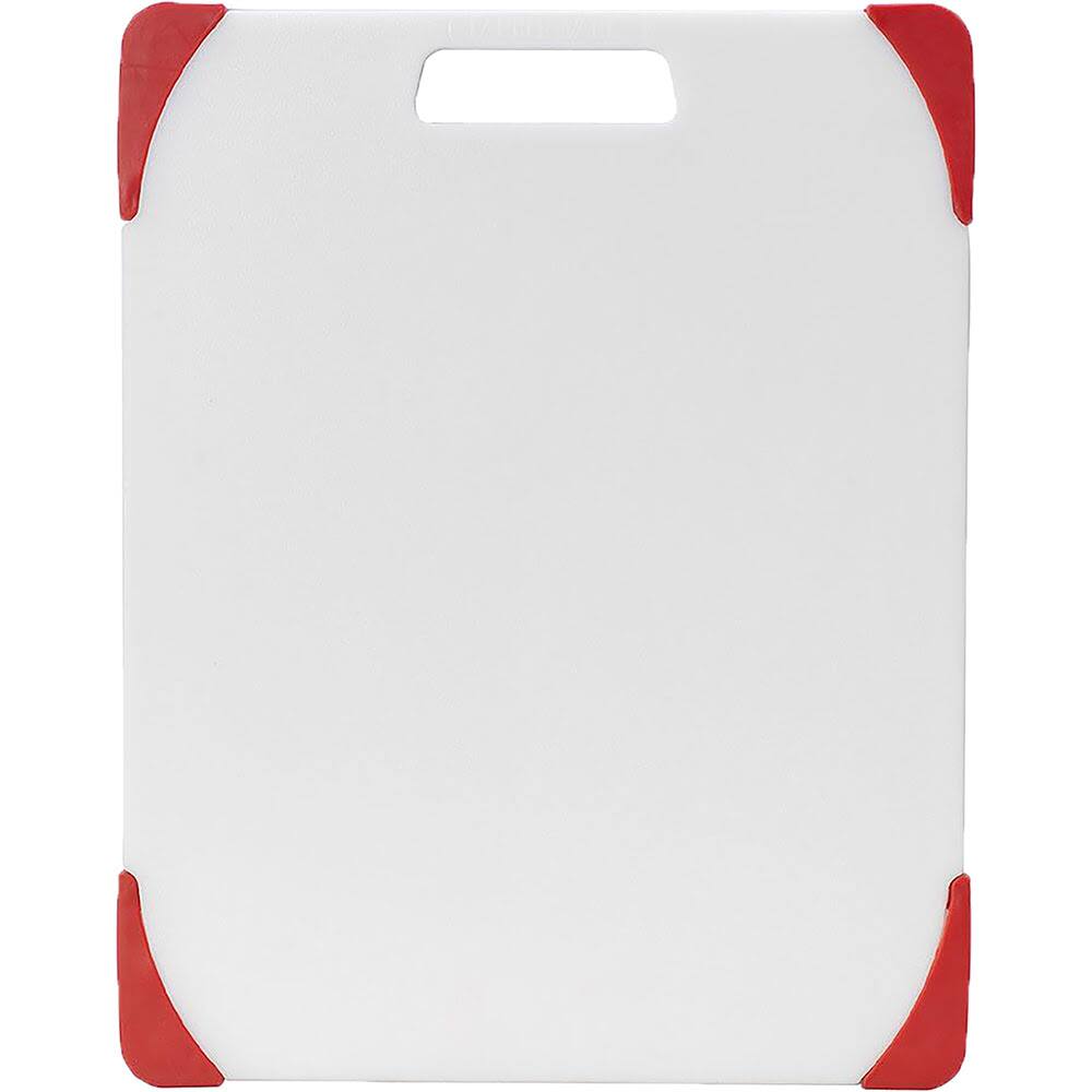 Front. Farberware - Nonslip Cutting Board - White - White.