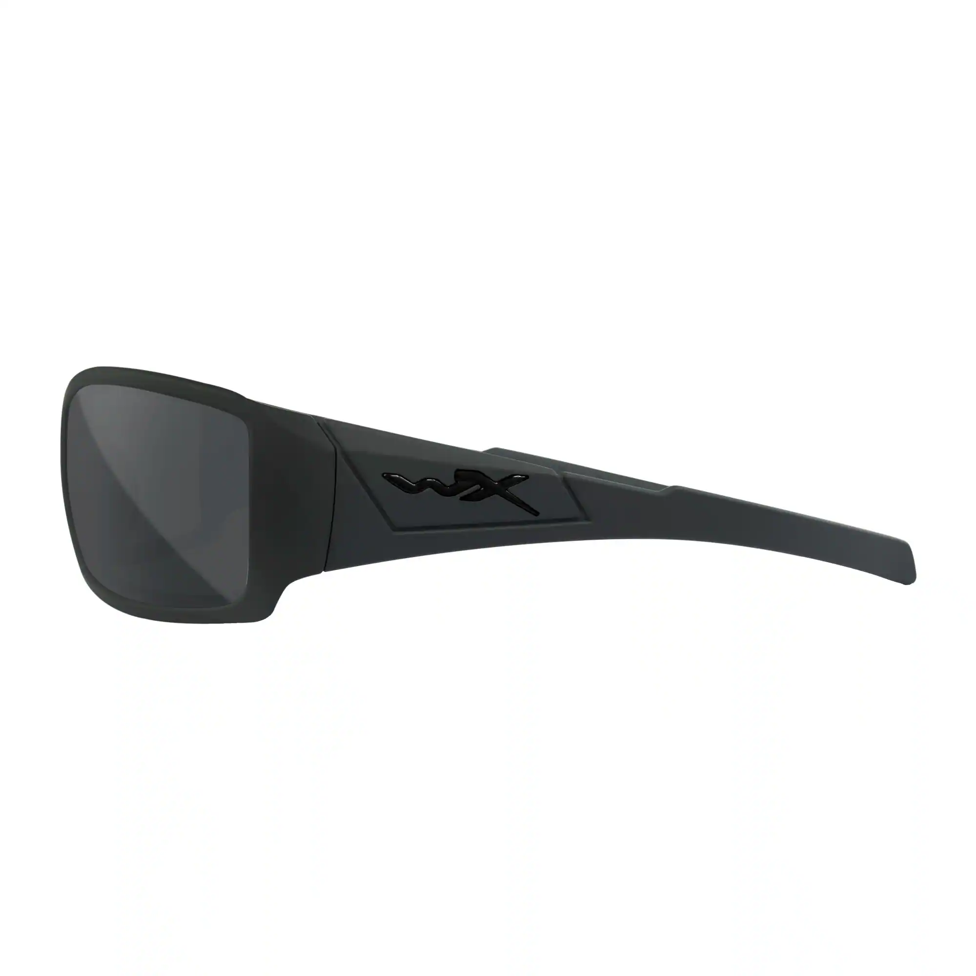 Angle. Wiley X - Wiley-X WX Twisted Captivate Polarized Gray Sunglasses with Matte Black Frame - Gray.