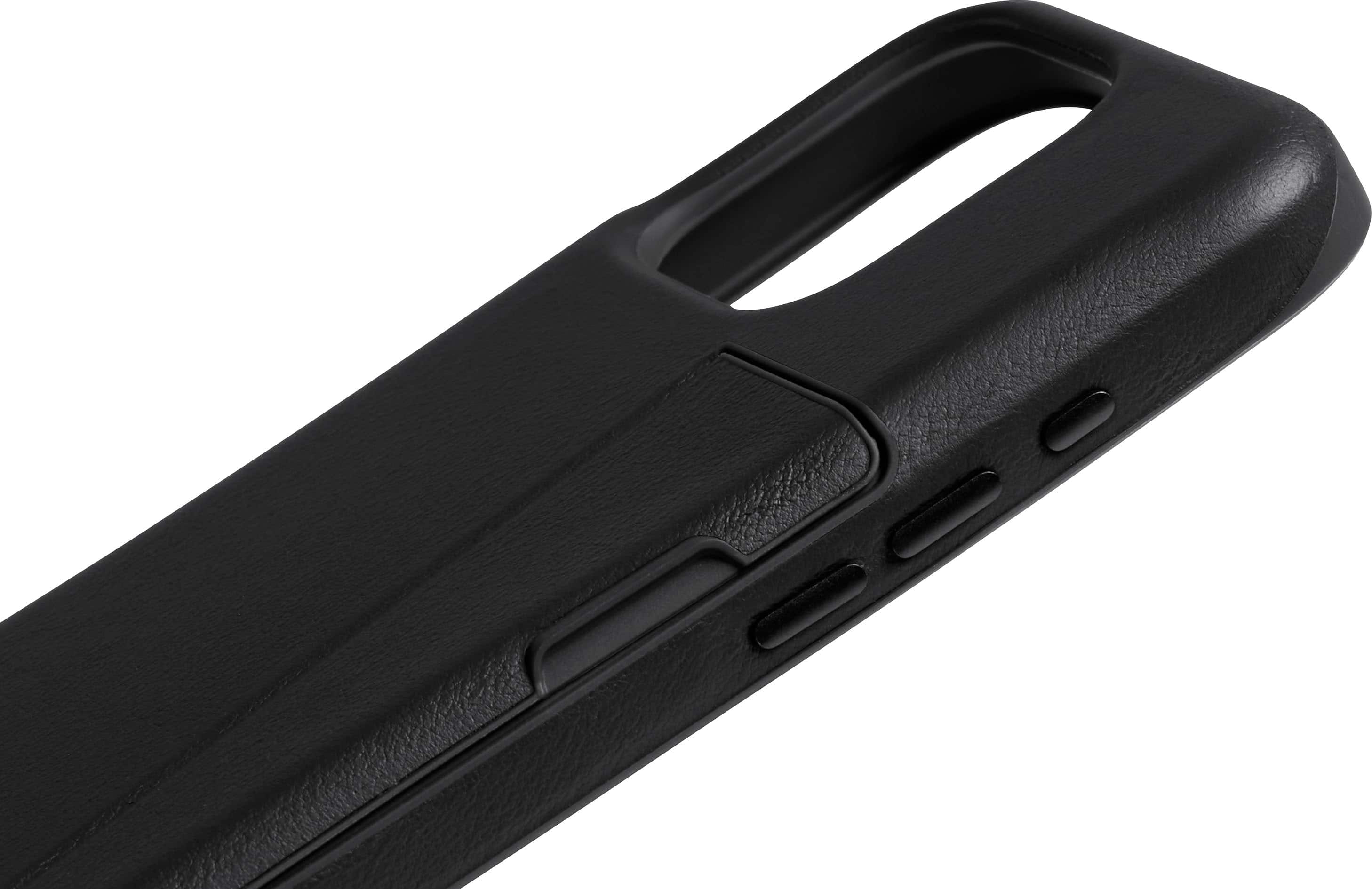 Alt View Zoom 1. Bellroy - iPhone 16 Pro Max Leather Phone Case - 3 Card - Black.