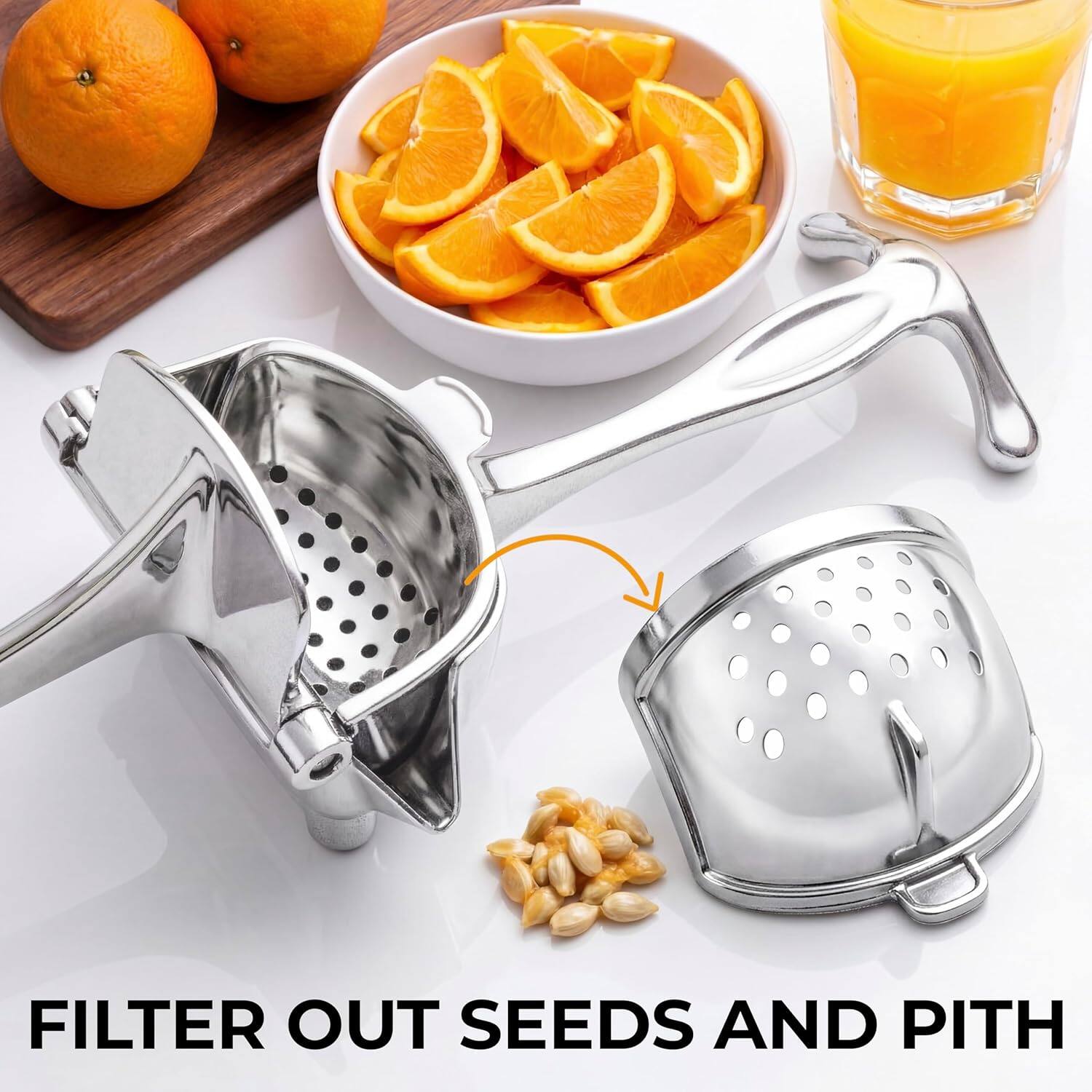 FILTER OUT SEEDS AND PITH