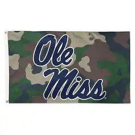WinCraft - Ole Miss Rebels 3' x 5' Single-Sided Deluxe Camo Flag - Camouflage