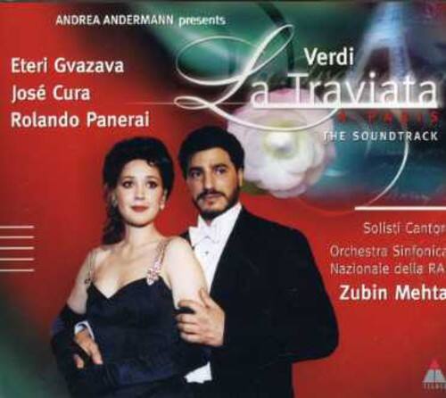 ANDREA ANDERMANN presents  
Verdi  
Eteri Gvazava  
José Cura  
Rolando Panerai  

La Traviata  
A PARTIS  
THE SOUNDTRACK  

Solisti Cantori  
Orchestra Sinfonica Nazionale della RA  
Zubin Mehta