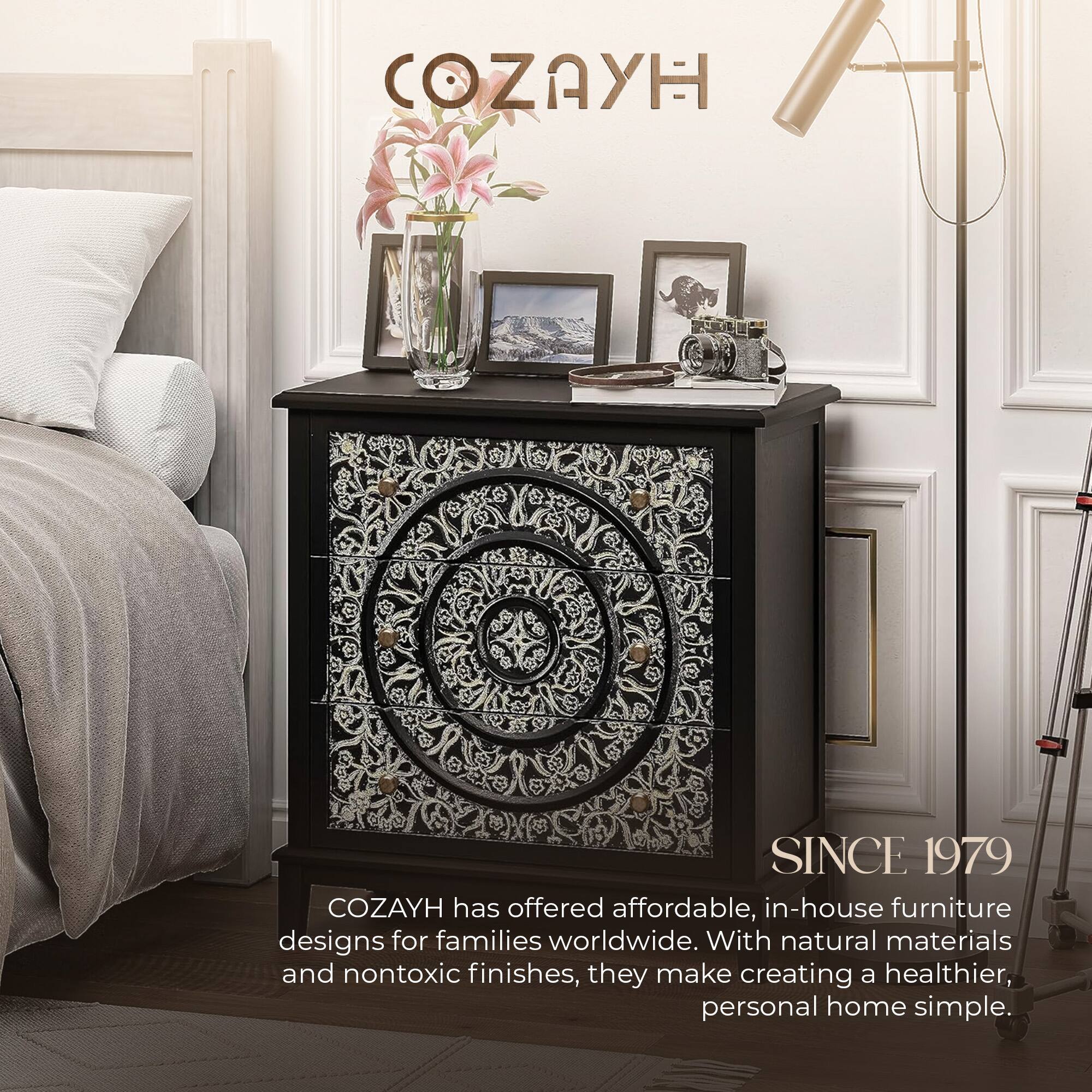 COZAYH SINCE 1979

COZAYH has offered affordable, in-house furniture designs for families worldwide. With natural materials and nontoxic finishes, they make creating a healthier, personal home simple.