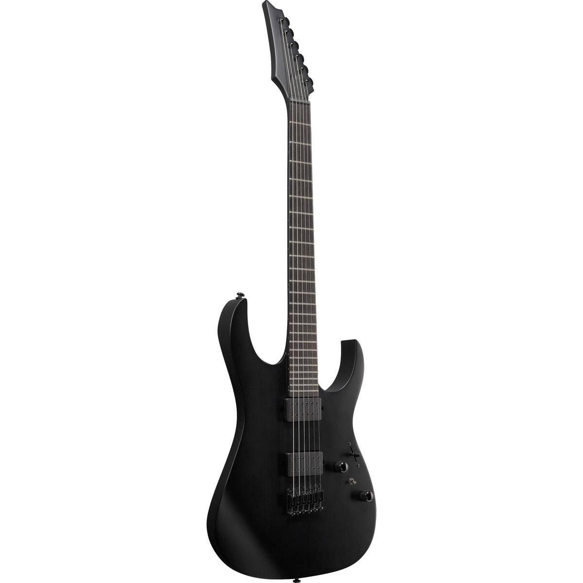 Alt View 2. Ibanez - Ibanez RG Iron Label Series RGRTB621 Electric Guitar, Black Flat.
