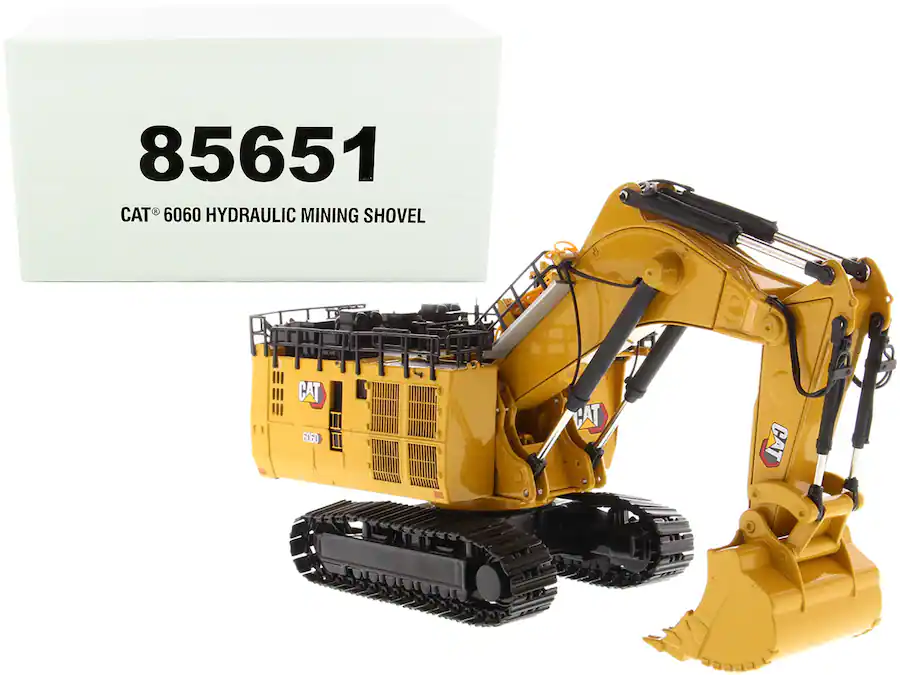 Boom Box Model CAT Caterpillar 6060 Hydraulic Mining Backhoe Shovel