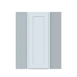 Boyel Living - Standard Corner Wall Cabinets 42.Wx12in.H Ready to Assemble Kitchen Cabinets - DOVE GRAY