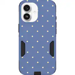 OtterBox - Artist Edition MagSafe Commuter Series Case for iPhone 17 - Blue Polka Dots