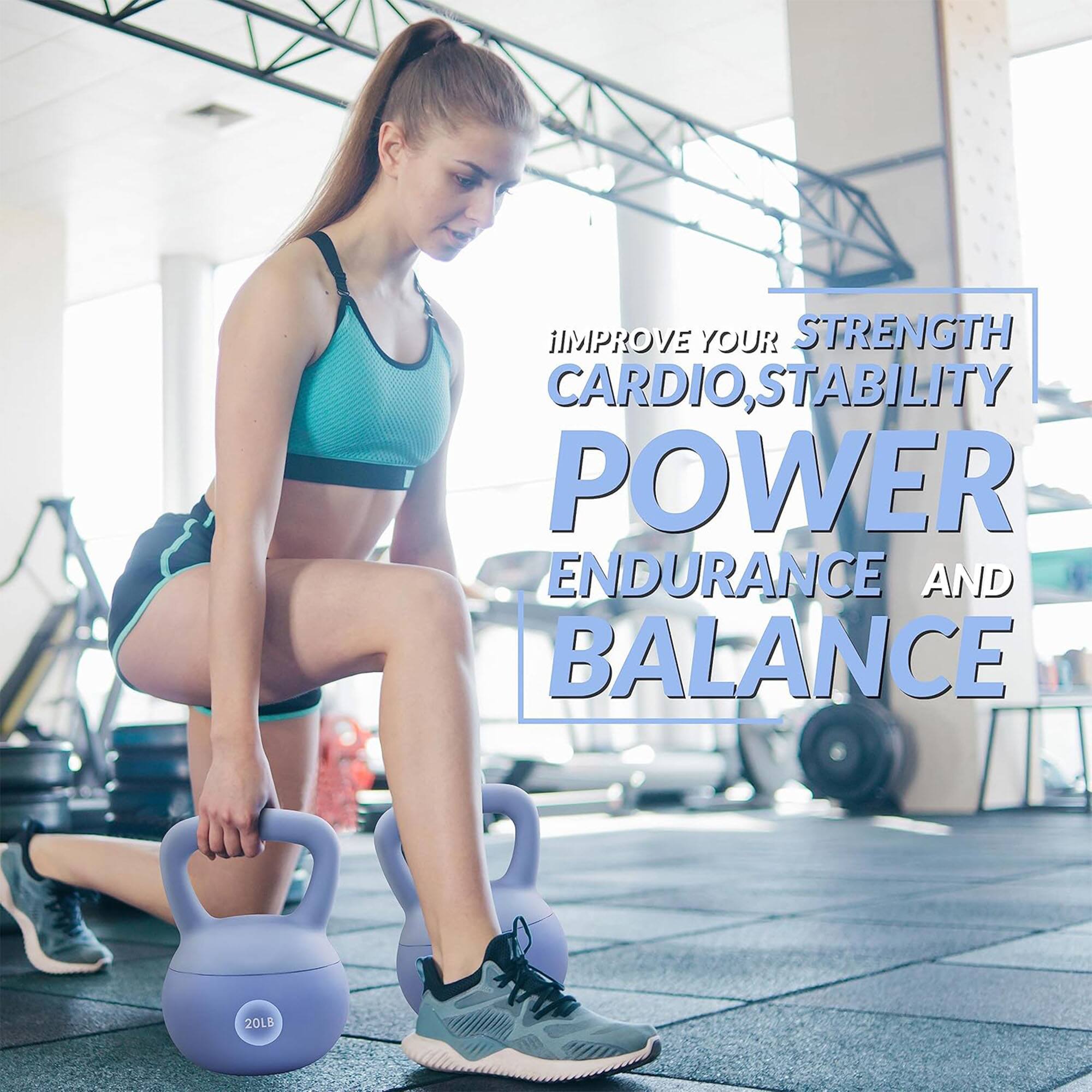 IMPROVE YOUR STRENGTH, CARDIO, STABILITY, POWER, ENDURANCE AND BALANCE

20LB