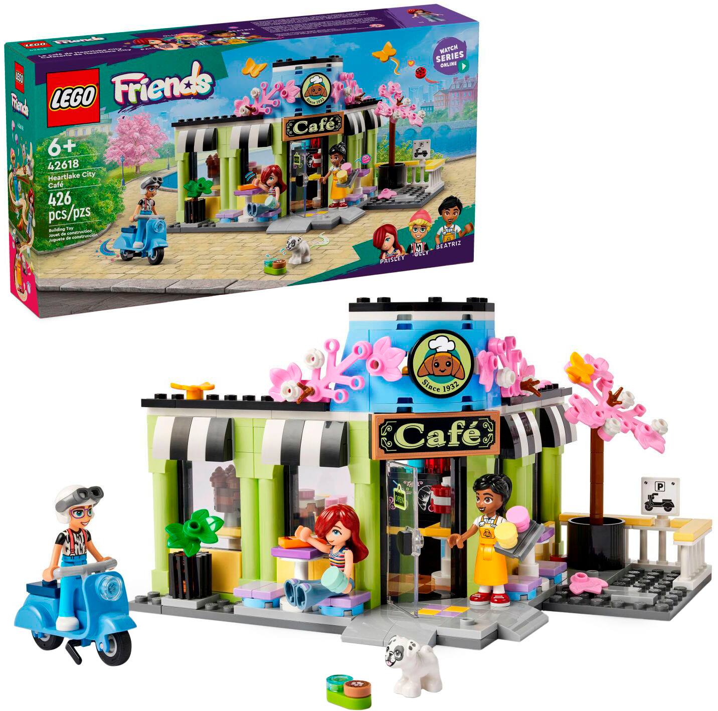 LEGO - Friends Heartlake City Café Shop Toy with Mini Dolls 42618