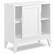 Alt View 11. Simpli Home - Harper Low Storage Cabinet - White.
