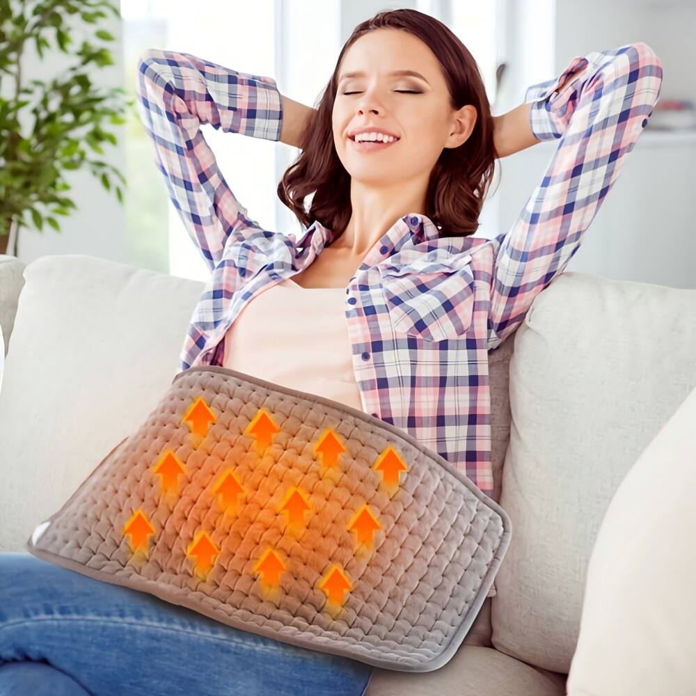 Alt View 8. Morfone - Electric Heating Lumbar Support Belt with Integrated Heat Pad for Back, Shoulder, and Leg Support.