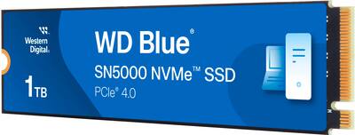 【未使用品】WD Blue SN5000 1TB NVMe SSD WD Blue SN5000 1TB Internal SSD PCIe Gen 4 x4 NVMe