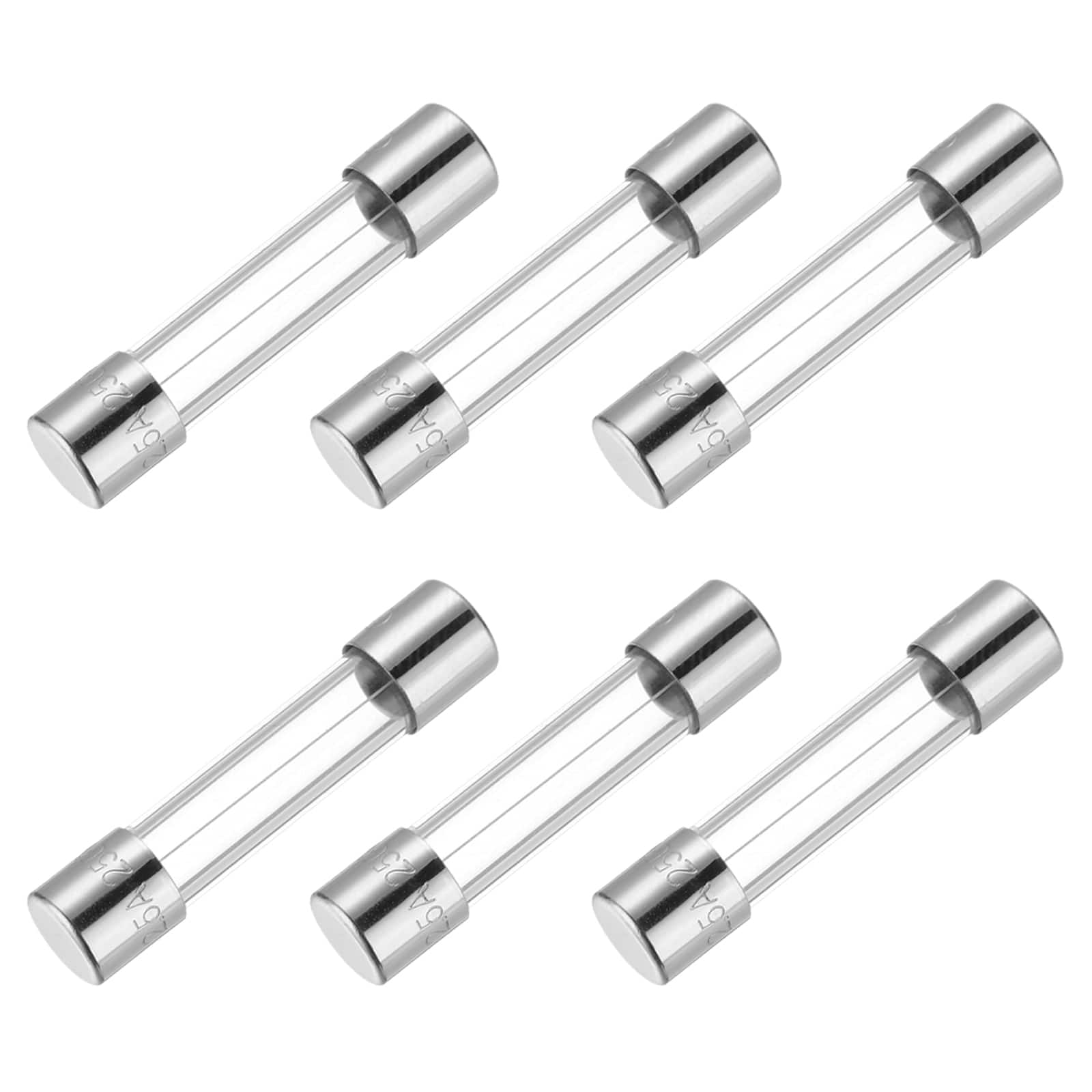 Unique Bargains - 2.5A 250V 5x20mm Time Delay Glass Fuse UL Listed Slow Blow Fuse for Home Appliances 6pcs price history on PriceWatchPro