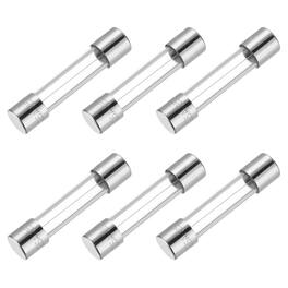 Unique Bargains - 2.5A 250V 5x20mm Time Delay Glass Fuse UL Listed Slow Blow Fuse for Home Appliances 6pcs