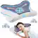 Front. Anysun - Cervical Neck Pillow,Cooling Ergonomic Memory Foam Pillows,Dual Height Orthopedic Support Contour Pillow for Side - Gray.