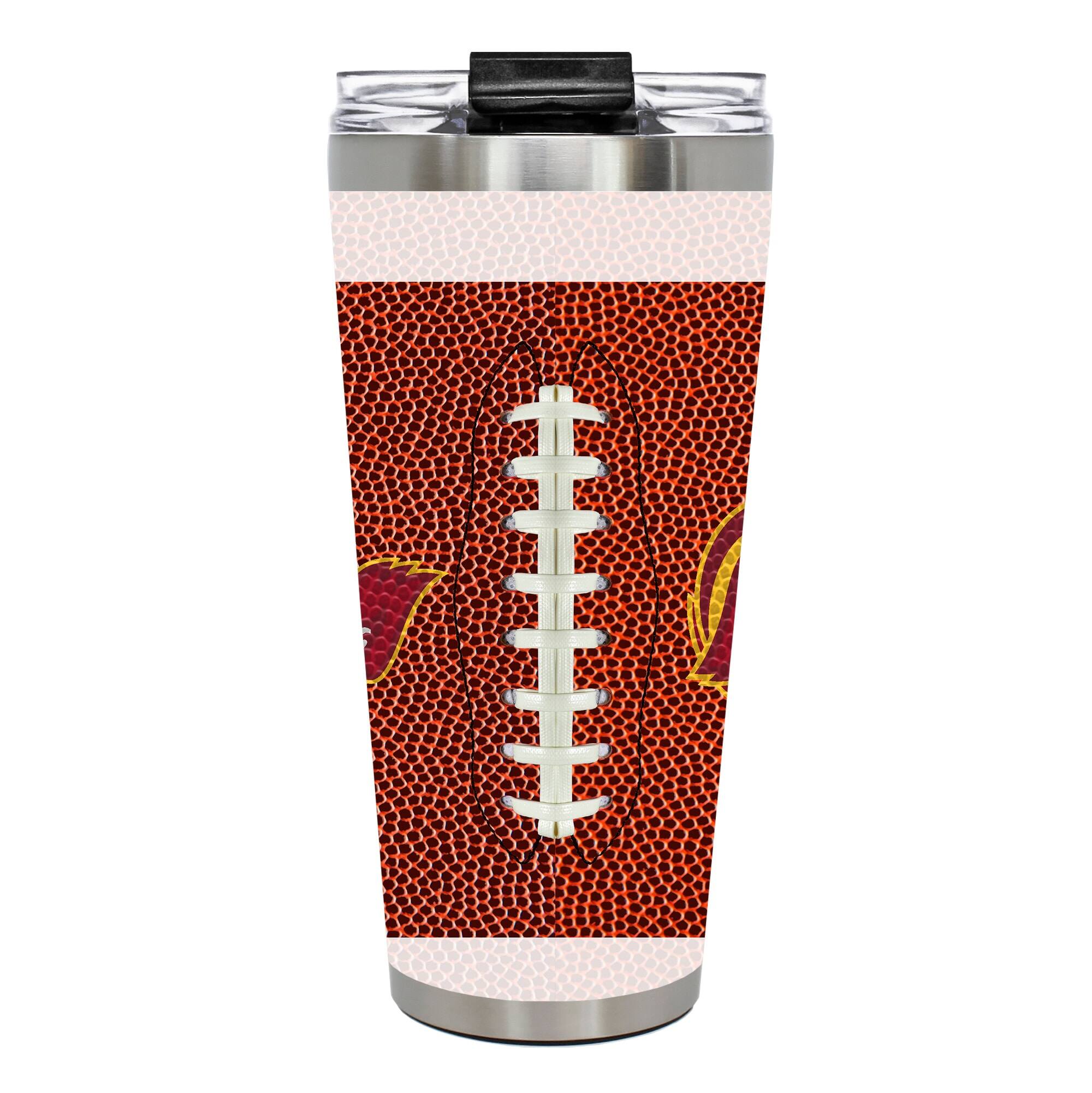 Alt View 2. Great American Products - Iowa State Cyclones 32oz. Big Slim Game Ball Travel Tumbler - Brown.
