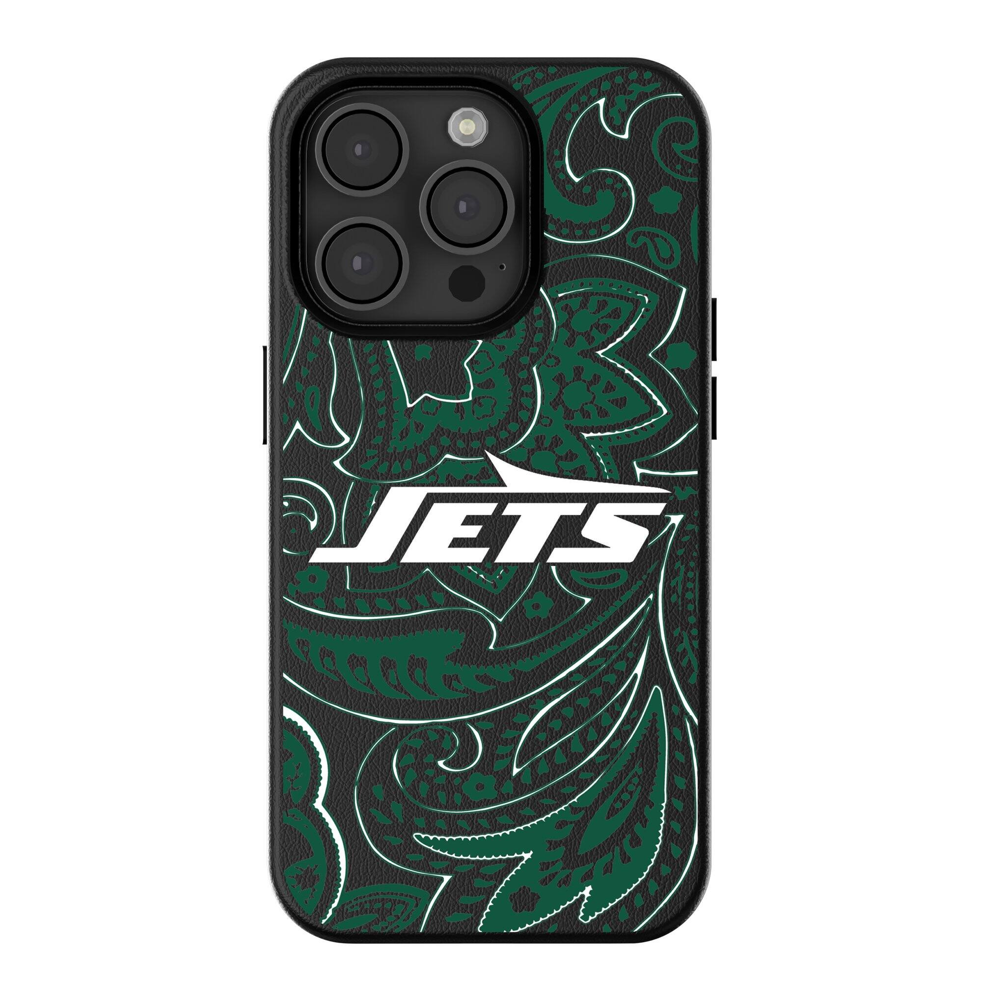 Keyscaper - NFL - New York Jets - Paisley iPhone Magnetic Bump Case - 15 - Black price history on PriceWatchPro