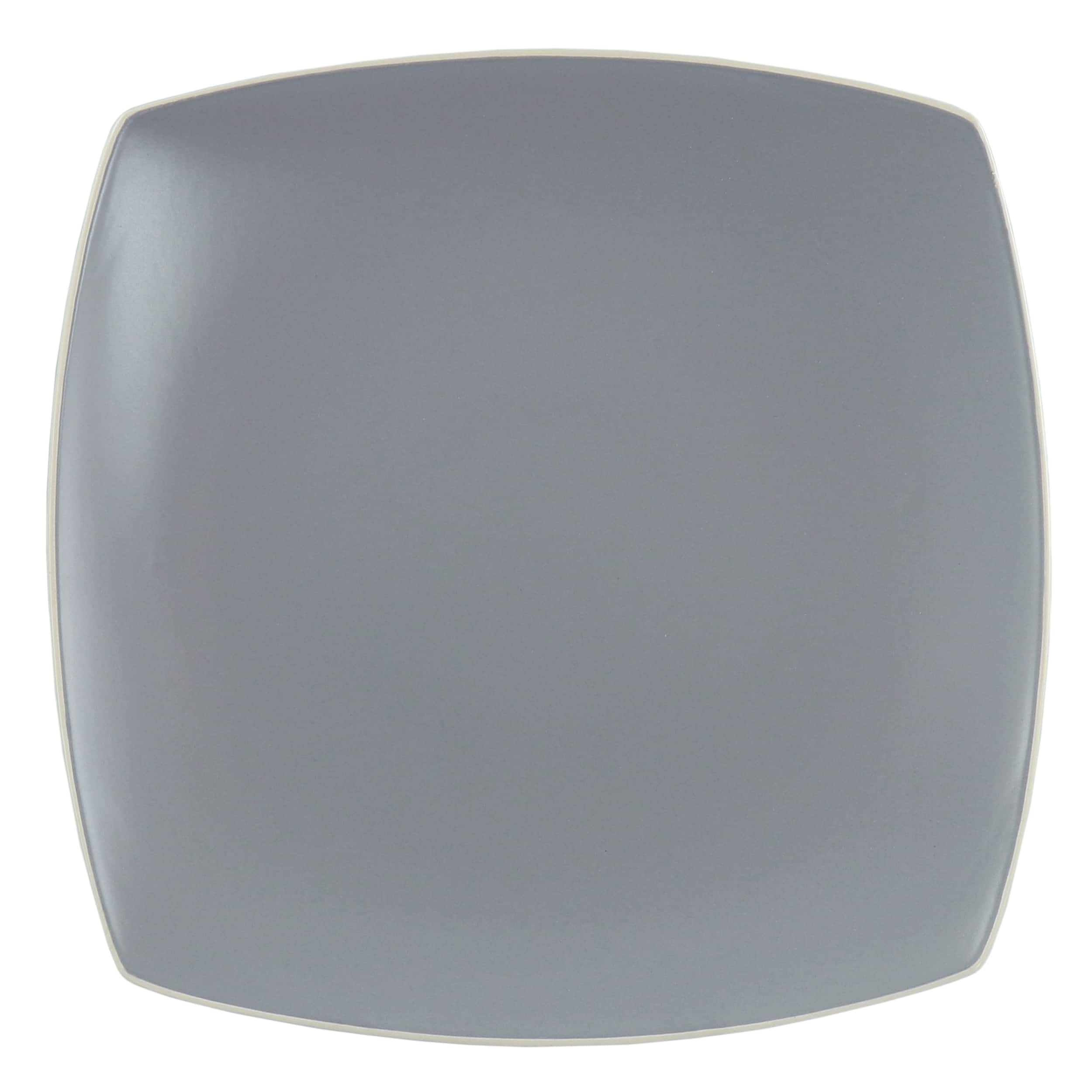 Gibson Soho Lounge 18 Piece Square Stoneware Dinnerware Set - Thumbnail 5