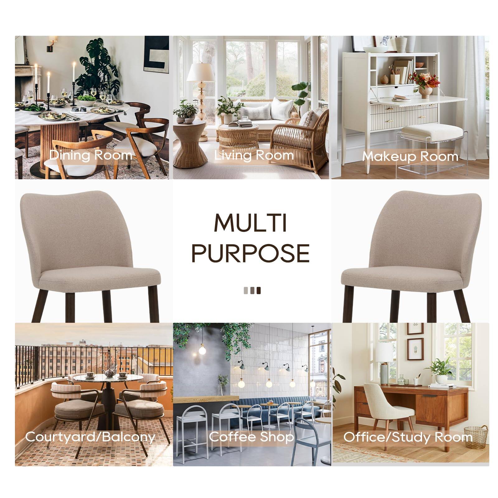 - Dining Room
- Living Room
- Makeup Room
- Courtyard/Balcony
- Coffee Shop
- Office/Study Room

MULTI PURPOSE