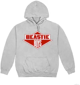 PopMarket - Beastie Boys - Beastie Boys Diamond Logo Grey Unisex Hoodie Small - APPAREL - Multicolor