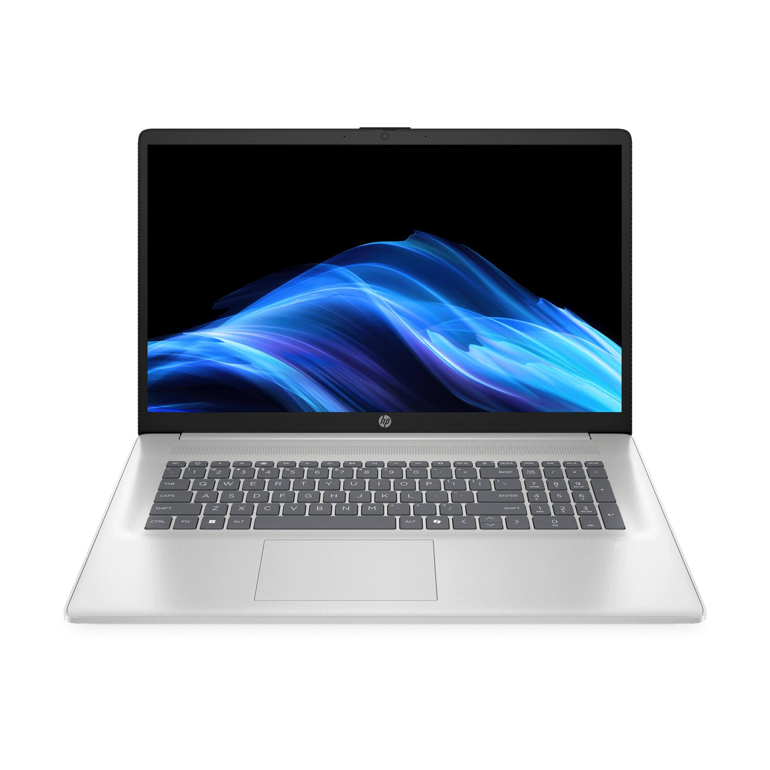 Alt View 1. HP - HP 17.3 " Touchscreen Laptop-Silver( Intel Ultra 7 255U/64GB DDR5/2TB SSD/Win 11 Pro) - Silver.