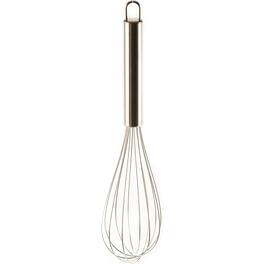 RTMB - 12-Pack Stainless Steel Wire Whisk Set, Heat-Resistant 10-Inch Mixers - Silver