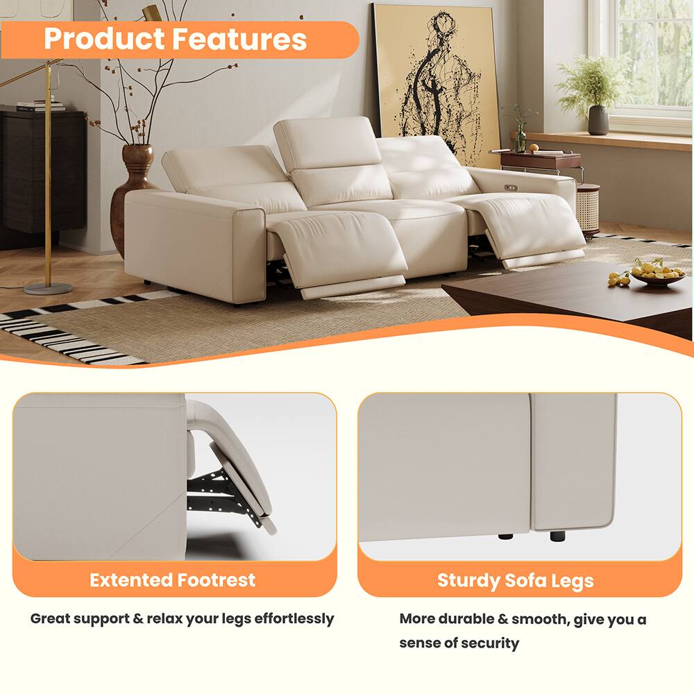 Product Features

- Extended Footrest
  - Great support & relax your legs effortlessly

- Sturdy Sofa Legs
  - More durable & smooth, give you a sense of security