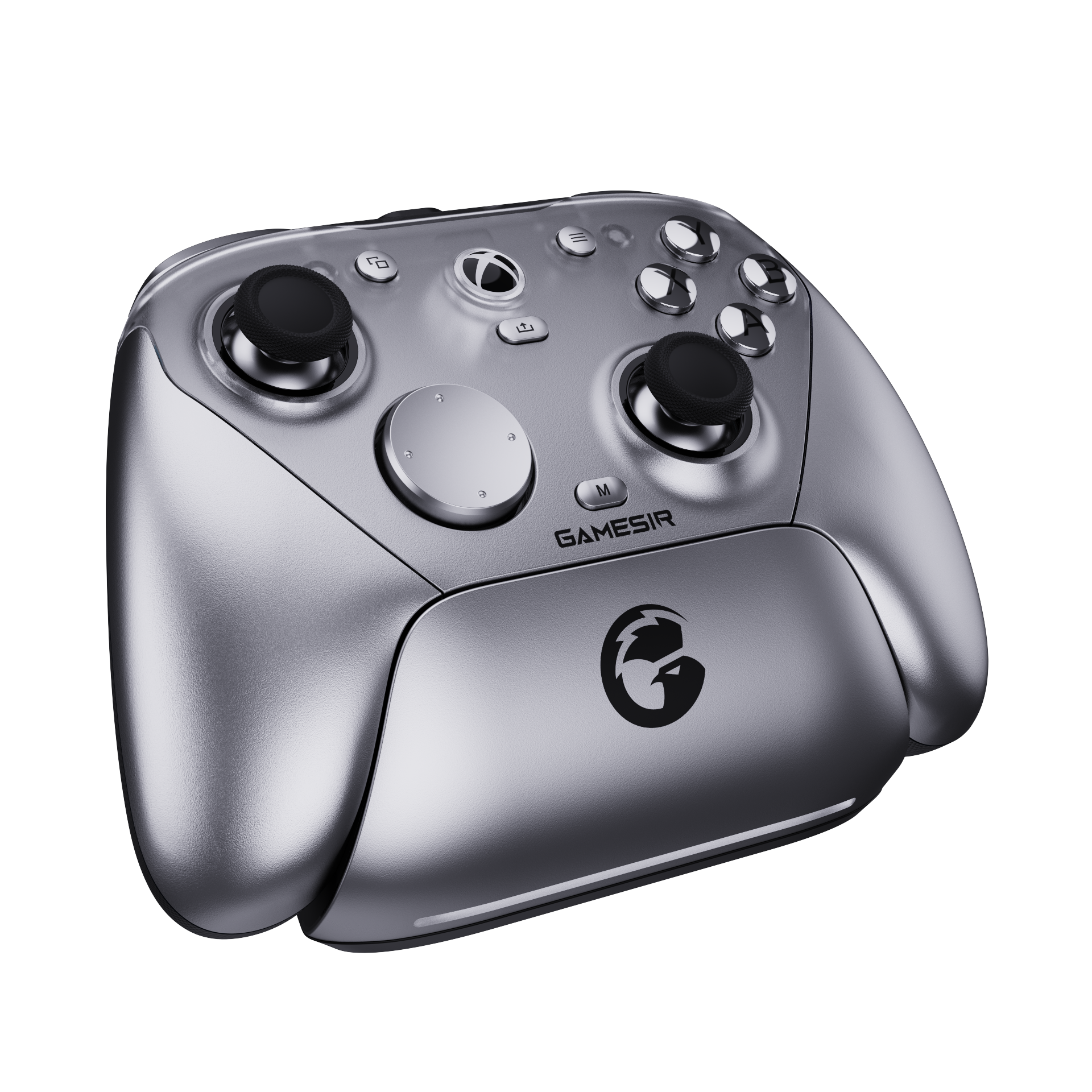 Alt View 5. GameSir - G7 Pro Wireless Controller for Xbox, PC, Android, TMR Sticks, Hall Effect Triggers, 1000Hz Polling Rate, Audio Jack - Silver.