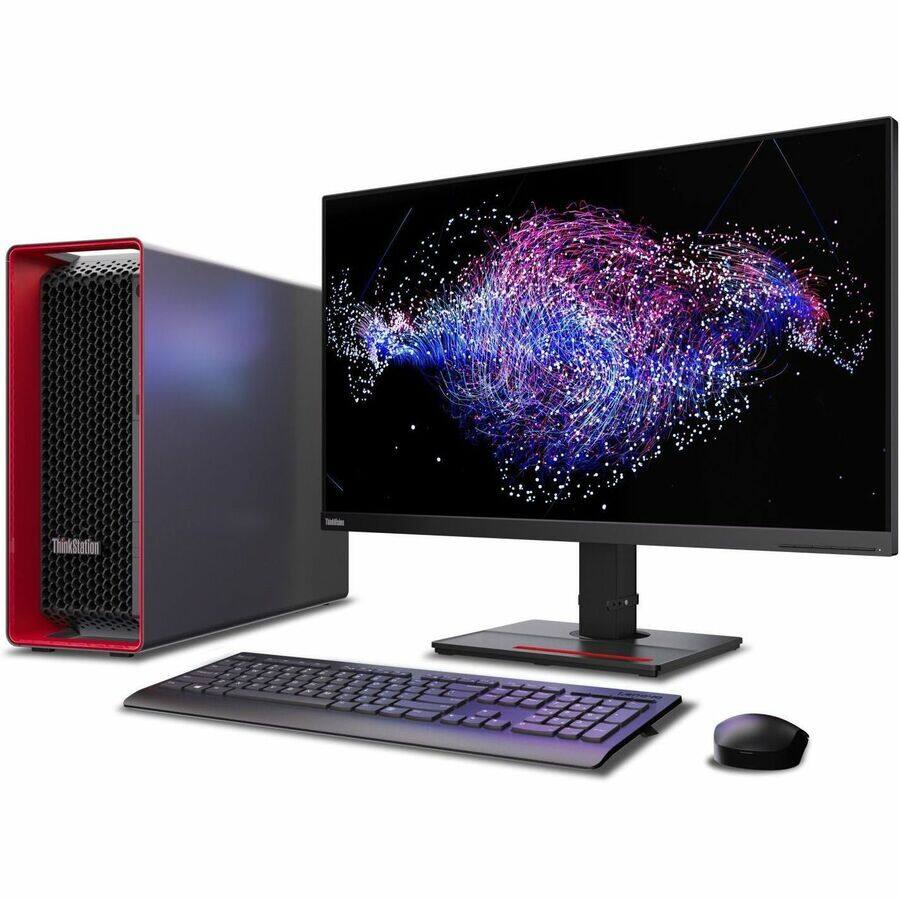 Alt View 5. Lenovo - Lenovo ThinkStation P8 30HH0038US Workstation - 1 Ryzen Threadripper PRO 7955WX - 32 GB - 1 TB SSD - AMD WRX90 Chip - Black.