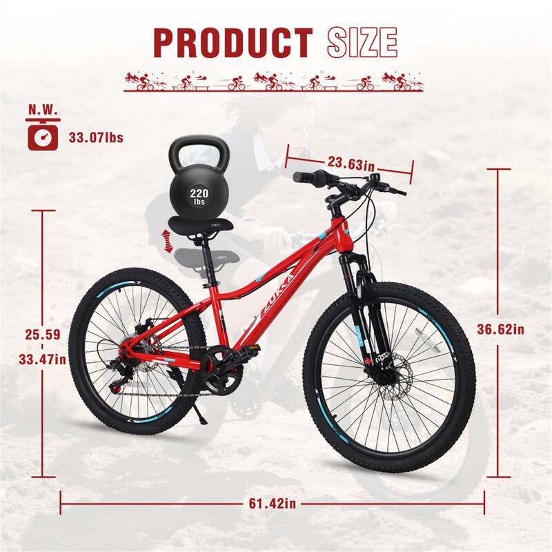 PRODUCT SIZE  
N.W. 33.07lbs  
23.63in  
25.59in  
33.47in  
36.62in  
61.42in