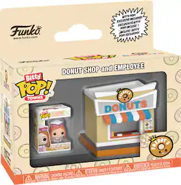 Funko - Bitty POP! Town: Bitty City - Donut Shop - COLLECTIBLES - Multicolor