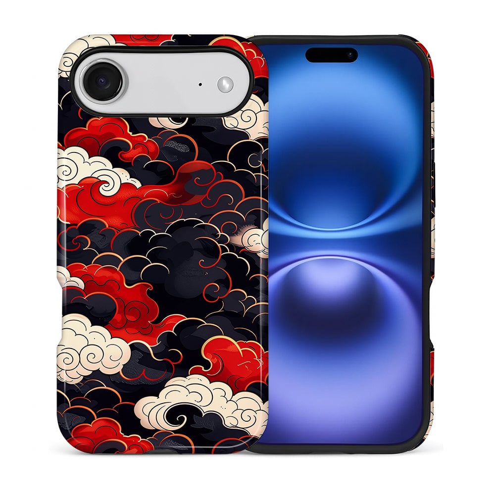 BUBM - Smartphone Case for iPhone - 2-Layer Durable Smartphone Protection Case - Crimson Auspice - Crimson Auspice for iPhone Air