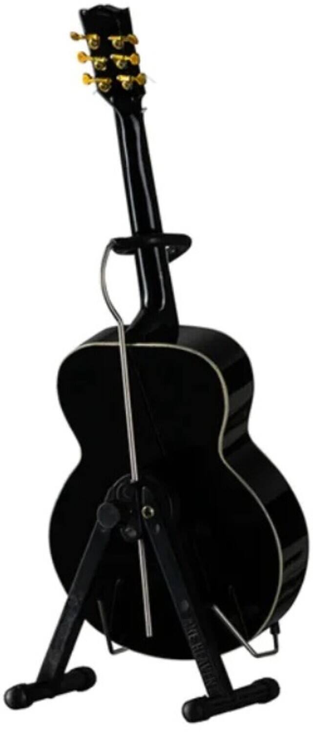 Alt View 2. Axe Heaven - Axe Heaven -Everly Brothers - The Everly Brothers Gibson Ebony SJ-200 Mini Acoustic Guitar Replica - Collectibles - Multicolor.