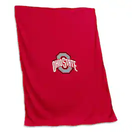Logo Brands - Ohio State Buckeyes 54'' x 84'' Sweatshirt Blanket - Multicolor