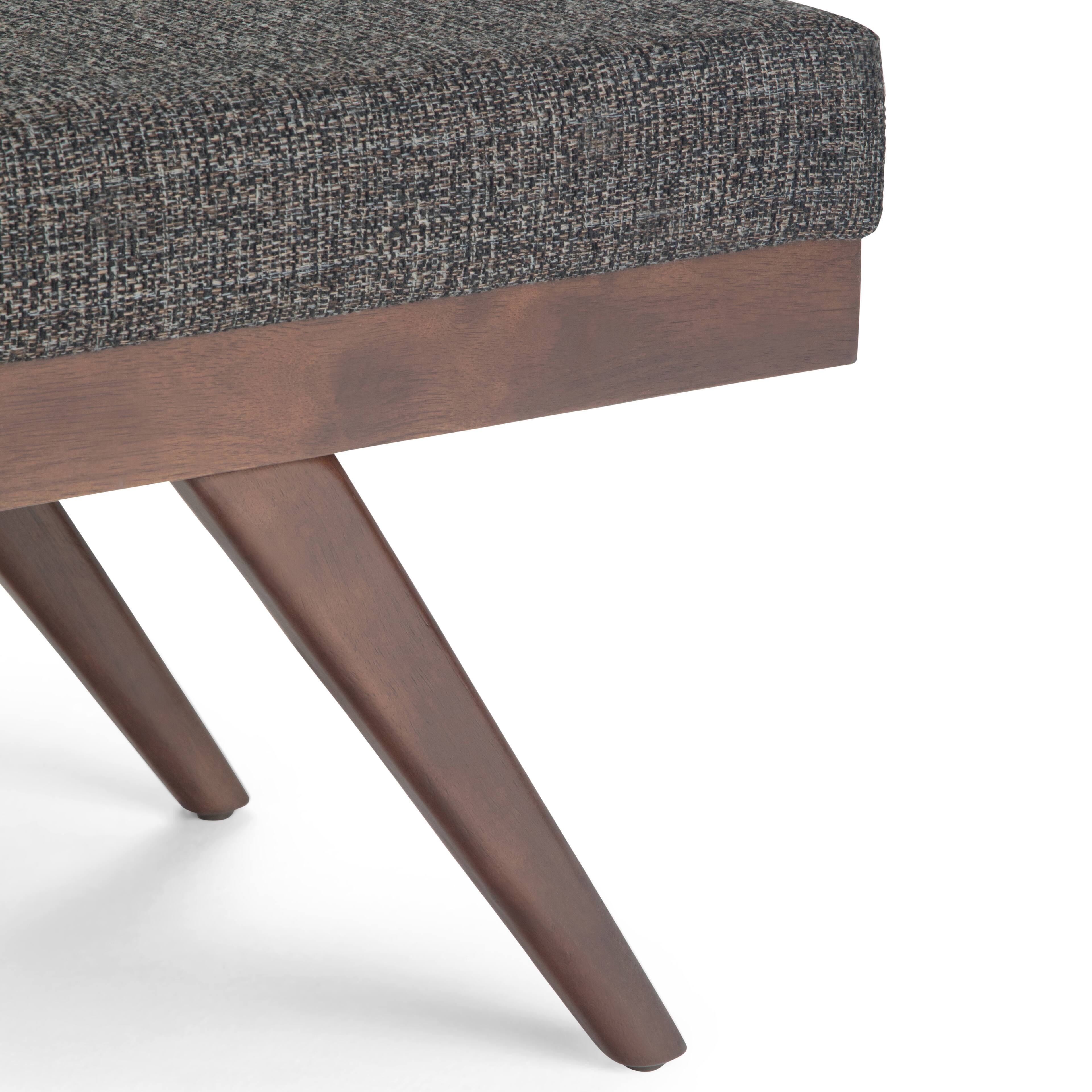 Alt View Zoom 21. Simpli Home - Chanelle Mid Century Ottoman Bench - Dark Gray.