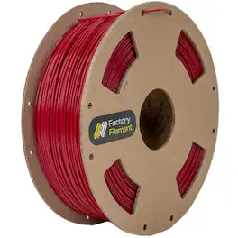 Factory Filament - 1.75mm PLA 3D Printer Filament, 1 KG Spool, Dimensional Accuracy +/- 0.02 mm, 3D Printing Filament - Red Wine