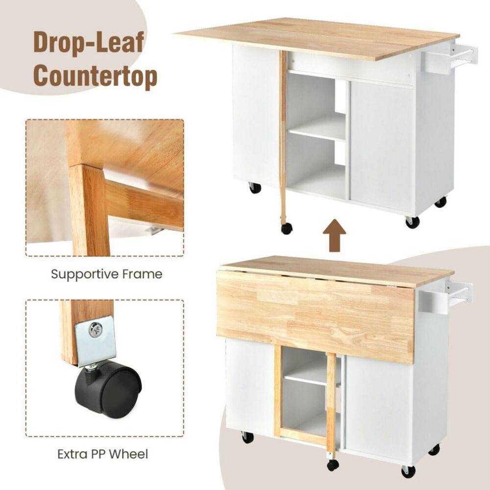 Drop-Leaf Countertop  
Supportive Frame  
Extra PP Wheel