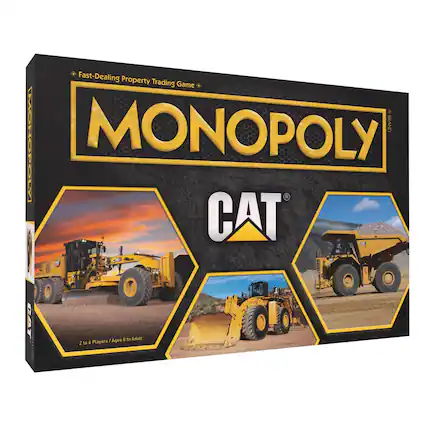 Fast-Dealing Property Trading Game
MONOPOLY
CAT
2 to 6 Players / Ages 8 to Adult