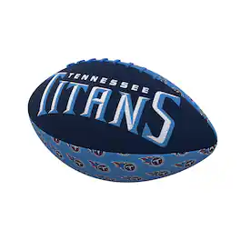 Logo Brands - Tennessee Titans Mini Rubber Football - Multicolor