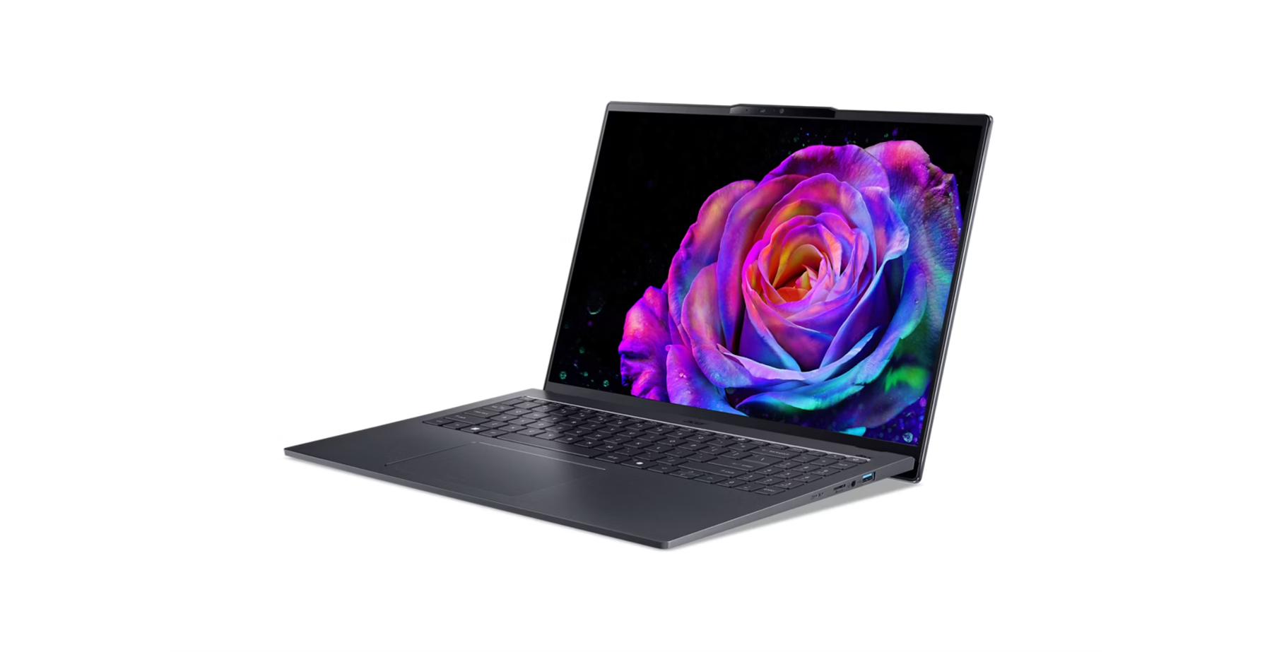 Angle. Acer - Acer Swift Go 16 AI Laptop 16" OLED 120Hz Intel Core Ultra 9 32GB RAM 1TB SSD Intel Arc Graphics.