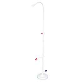 Swim Central - Standard Poolside Swimming Pool Shower with Foot Wash Spigot - 86" - White