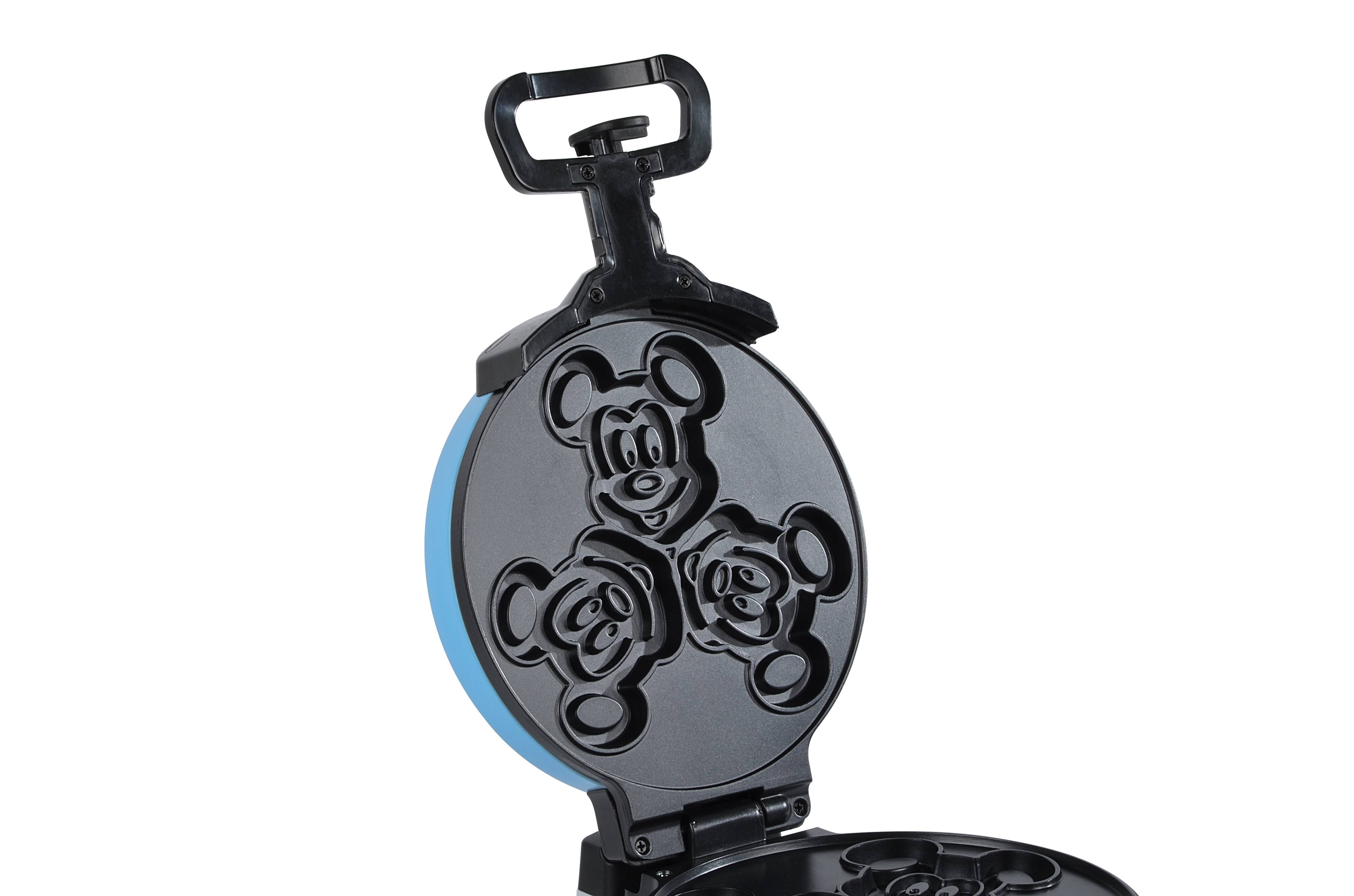 Alt View 1. Disney - Mickey & Minnie Double Flip Waffle Maker - Blue.